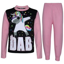Enfants Filles Dabbing Licorne