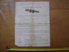 UNIQUE Notice Lunette de visee MANUFACTURE D'ARME DES PYRENEES FRANCAISE Hendaye