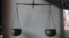 BALANCE à FLEAU en cuivre et