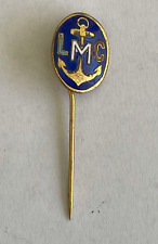 MILITARIA ANCIENNE EPINGLE A CRAVATE "LMC" LIGUE MARITIME COLONIALE