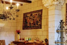 Tapisserie murale ancienne au