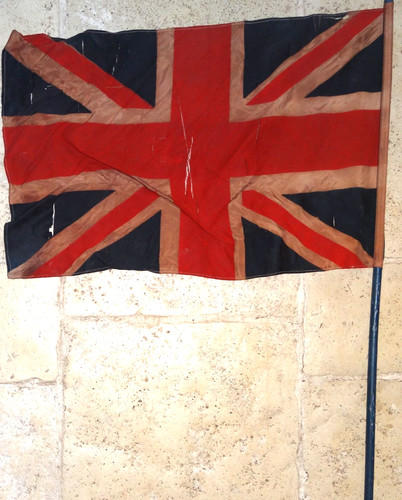 Véritable drapeau ancien 1945 - véritable,