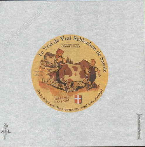Feuillet reblochon savoie - feuillet,
