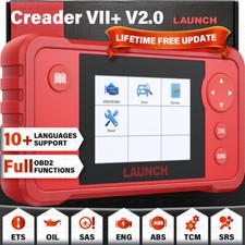 LAUNCH Creader VII+ V2.0 OBD2 EOBD Appareil Valise Diagnostique Auto Scanner FR