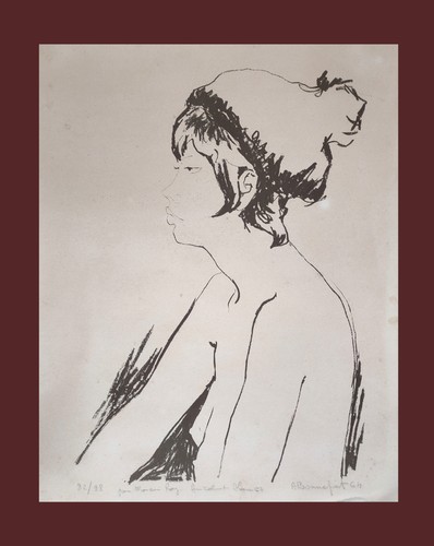 Alain bonnefoit lithographie - alain,