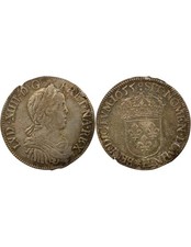 France Louis XIV - 1/2 Ecu