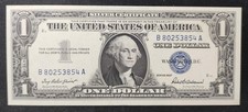 Rare USA Billet de 1 Dollar série 1957 Sceau bleu Neuf ( UNC )