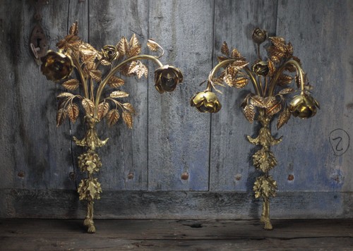 Paire appliques bronze et - d'appliques,