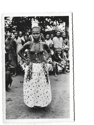 Dahomey jeune feticheuse - ,