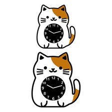Horloge murale chat élégante