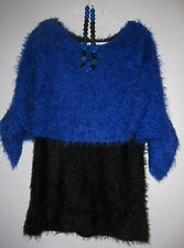 pull poilu noir/bleu Patrice Bréal 38/40