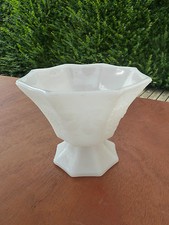 Coupe opaline de foire, décor