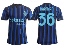 Maillot Darmian Inter Home 2025 2026 noir officiel adulte enfant