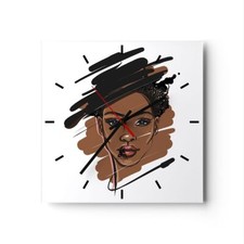 Horloge murale en verre