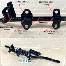 Repose-pieds et barre de marche pour moto pour Honda C50 C70 C90 C100 C102 CA100