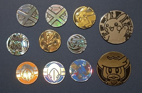 Lot jetons métalliques - de, 11