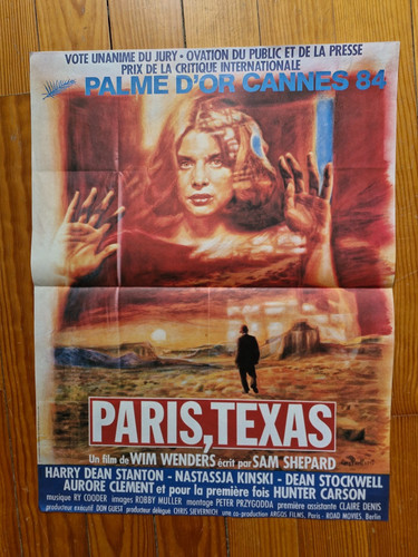 Paris texas affiche originale - paris,