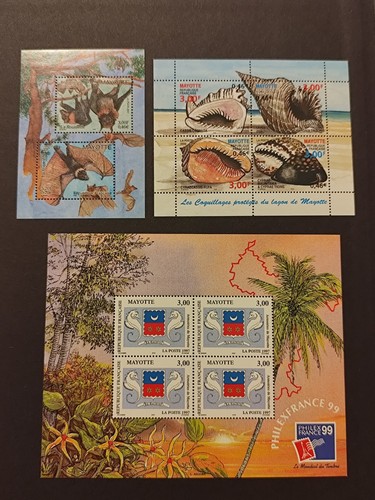 Timbres mayotte - ***timbres,