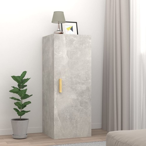 Armoire murale gris béton - gris,