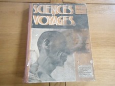 SCIENCES ET VOYAGES REVUES ILLUSTREES ANNEE 1938 ARTICLES ILLUSTRATIONS VINTAGE 