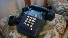 Téléphone Bleu fixe Ancien Bleu vintage  1983  Socotel