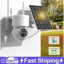 Caméra WiFi PTZ Solaire 4MP Extérieure - 10X Zoom, Batterie Intégrée, Vision...