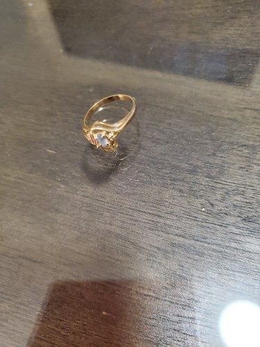 14k gold ring - 5, with
