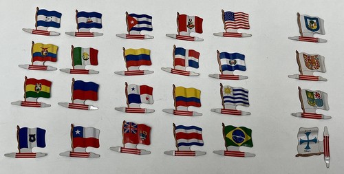 Lot drapeaux tôle - lot, 24