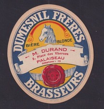 Ancienne étiquette  Alcool