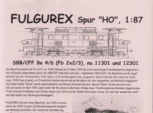 Fulgurex information sheet - fulgurex,
