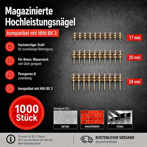 1000x clous haute performance - haute,