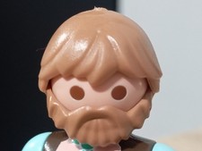 PLAYMOBIL TÊTE BARBE PERRUQUE