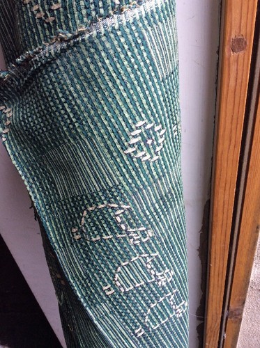 Tissu rideau vert 50m canard - rideau,