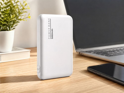Power bank 5000mah - 5000mah, blanc