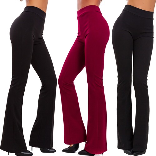 Pantalons femme évasés - pantalons,