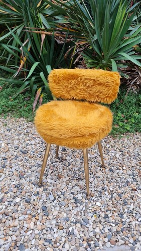 Ancienne chaise moumoute - chaise,