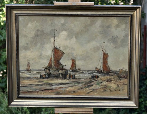 Plage mer nord avec - du,