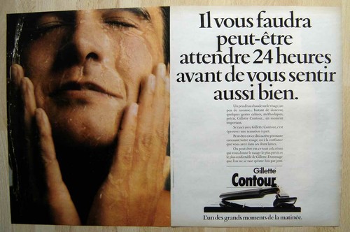 Publicité papier rasoir - publicité,
