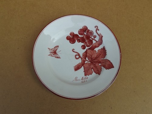 Sarreguemines assiette décor