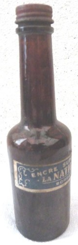 Ancienne bouteille encre - ancienne, d'encre
