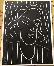 Henri MATISSE Gravure Originale Sur linoleum REVUE XX EME SIECLE N13 De 1959