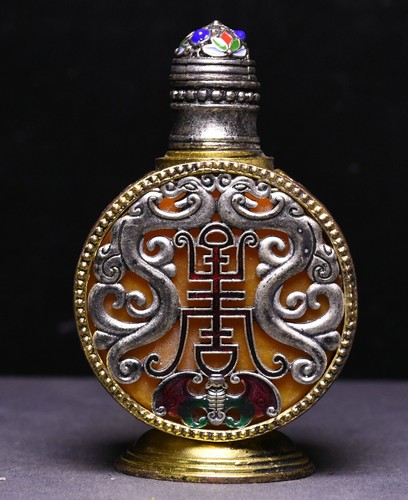5cm china bronze gilt - gilt, silver