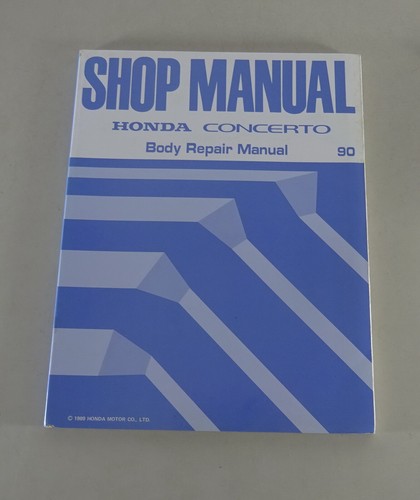 Shop manual honda concerto - honda,