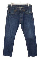 LEVI'S 501 Jeans Homme W31/~L29* Jambe Droite Effet Usé Bouton À Volant