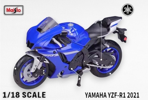 Maisto moto yamaha yzf 2921 - moto, yzf-r1