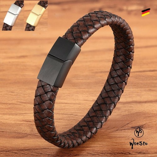 Bracelet wsesto cuir marron - cuir,