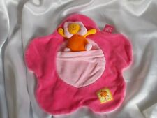 Doudou papillon Bibi et Louna, poche, rose, Moulin Roty
