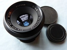 Objectif photo grand angle Cosinon Auto Wide MC f=2.8  f-35mm Pentax