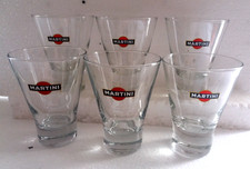 Lot 6 verres apéritif MARTINI  , ref  M5