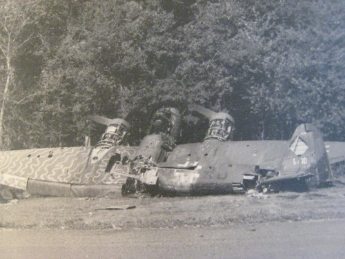 Period wwii photo downed - period,